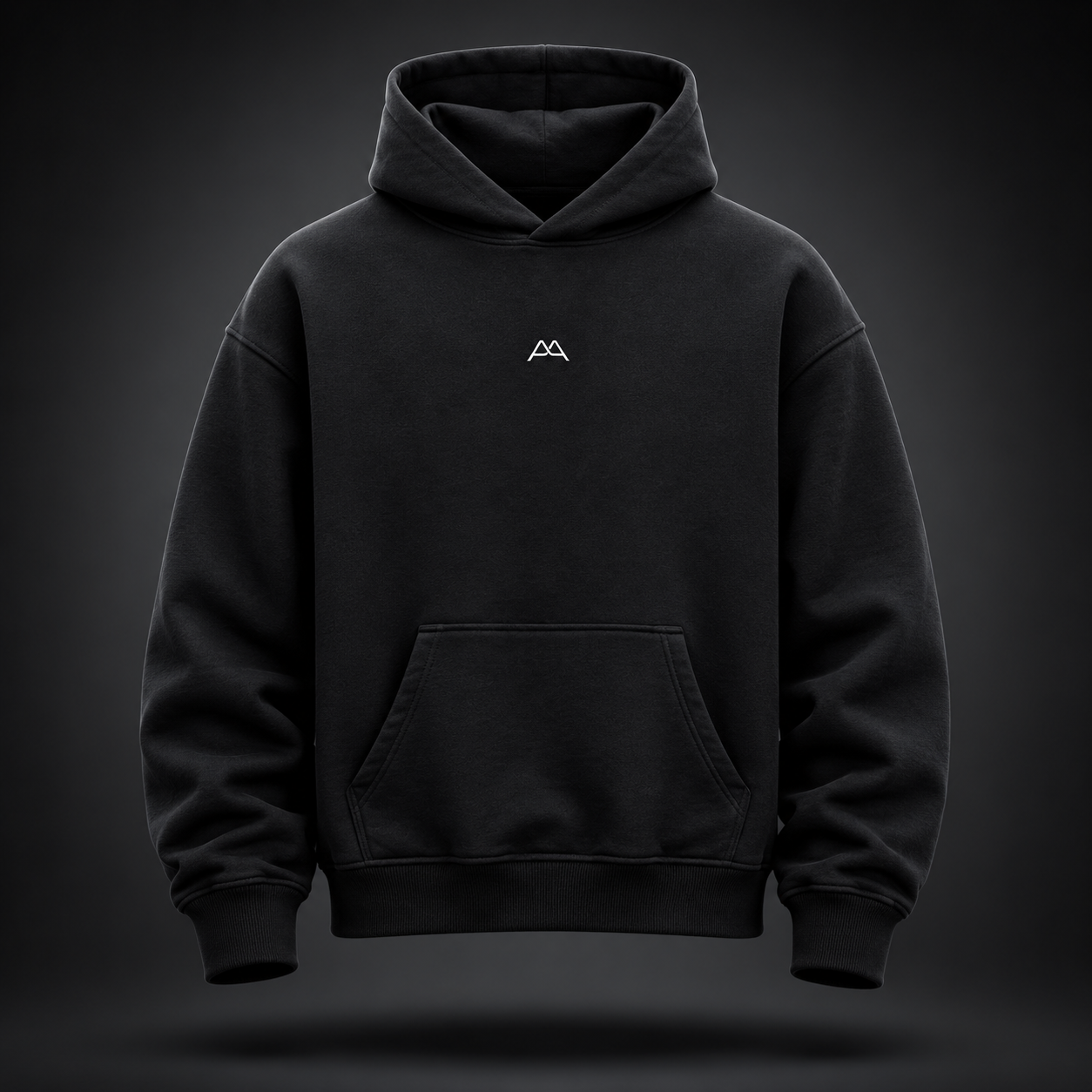 Premium Oversized Hoodie - AA CORE - black