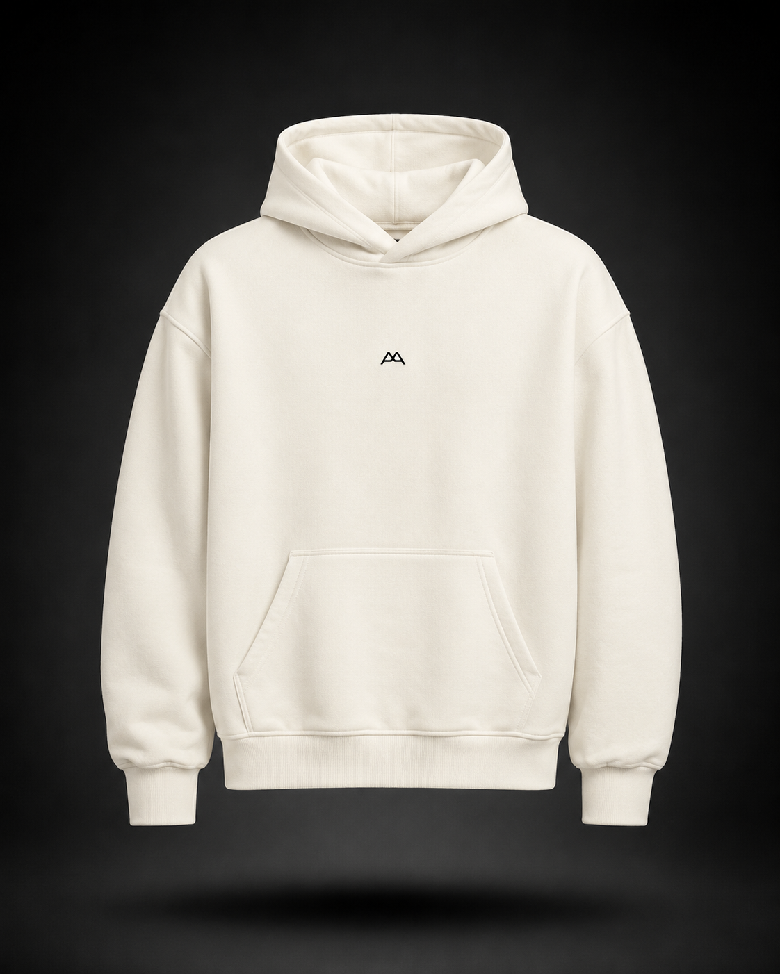 Premium Oversized Hoodie - AA CORE - cream