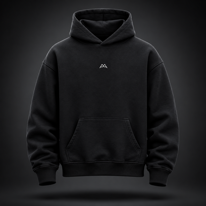 Premium Oversized Hoodie - AA CORE - black