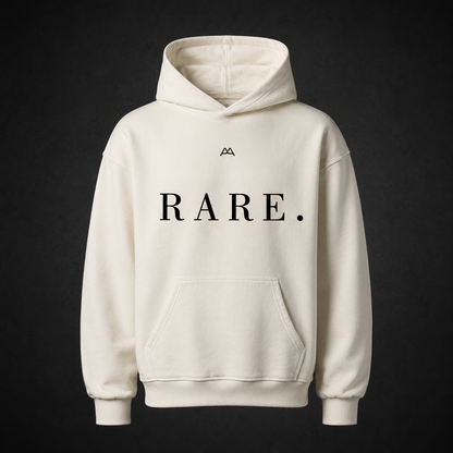 Premium Oversized Hoodie 'RARE' - cream