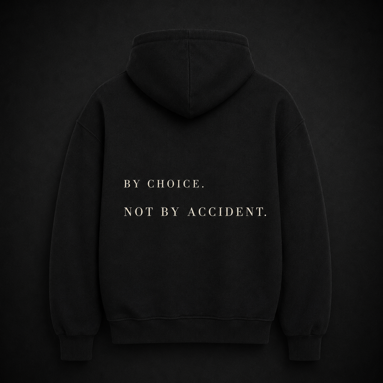 Premium Oversized Hoodie 'OUTSIDER' - black