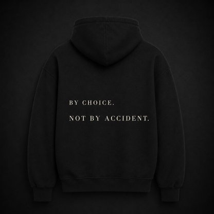 Premium Oversized Hoodie 'OUTSIDER' - black