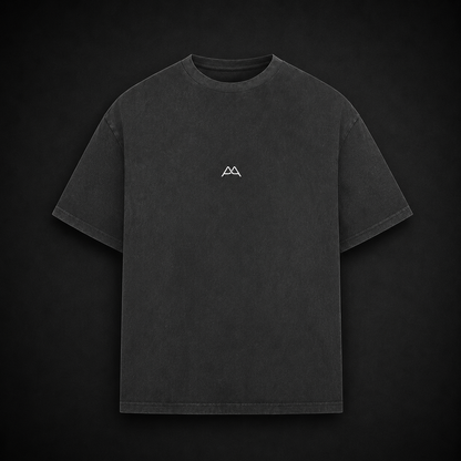 Permium Oversized Shirt - AA CORE - washed black